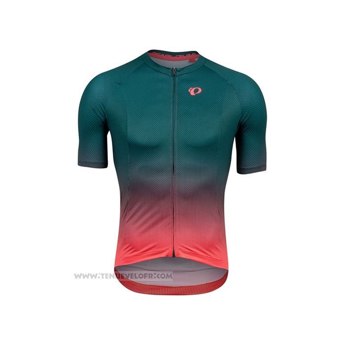 2021 Maillot Cyclisme Pearl Izumi Vert Rose Manches Courtes et Cuissard